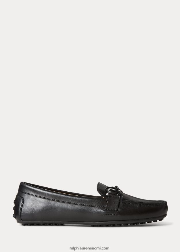 Ralph Lauren naiset briley nahkainen loafer 0Z24ZR5072 musta