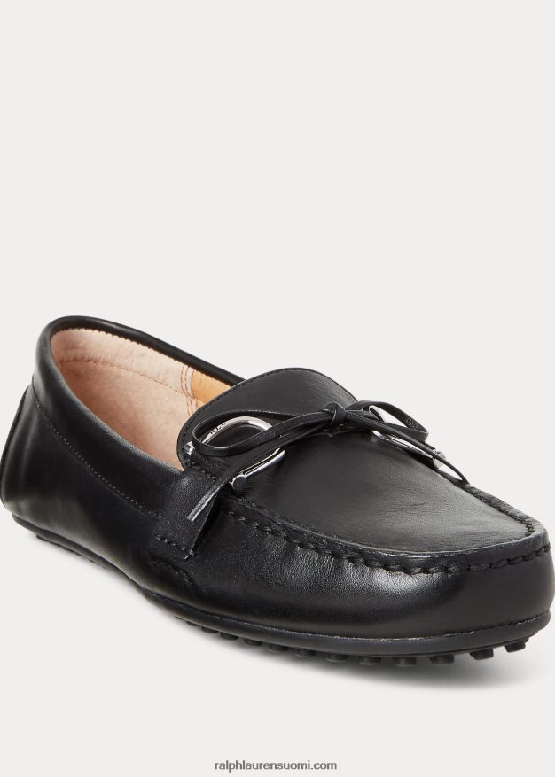 Ralph Lauren naiset briley nahkainen loafer 0Z24ZR5072 musta