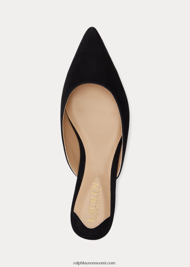 Ralph Lauren naiset london mokkanahka muuli 0Z24ZR5067 musta