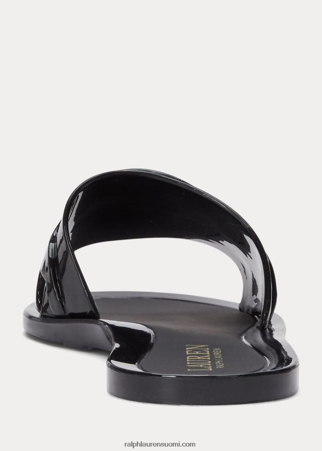 Ralph Lauren naiset alegra jelly slide sandaali 0Z24ZR4994 musta