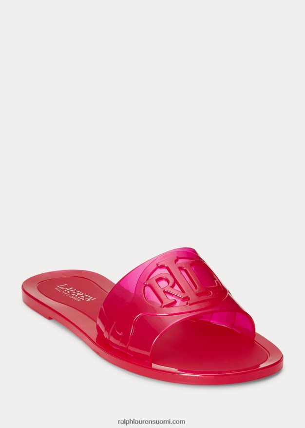 Ralph Lauren naiset alegra jelly slide sandaali 0Z24ZR9713 urheilu pinkki