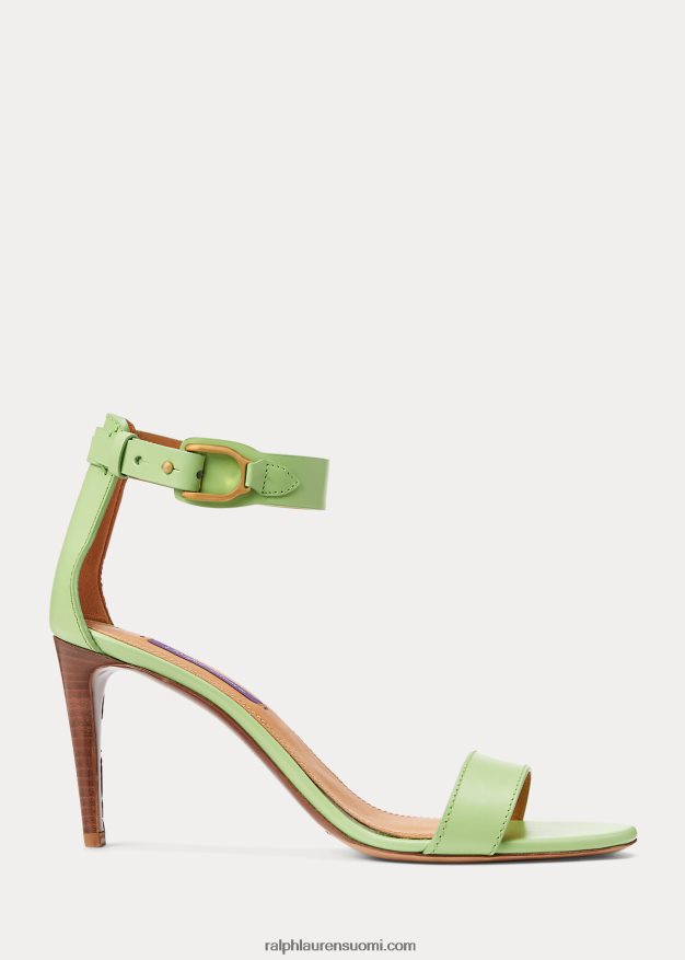 Ralph Lauren naiset channing welington box vasikkanahkasandaali 0Z24ZR9659