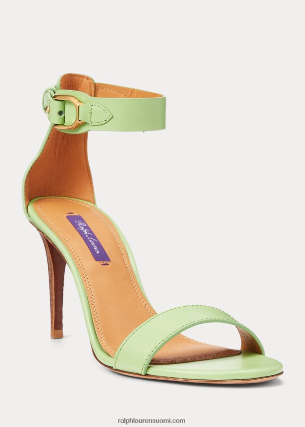 Ralph Lauren naiset channing welington box vasikkanahkasandaali 0Z24ZR9659