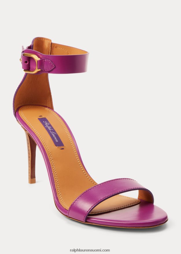 Ralph Lauren naiset channing welington box vasikkanahkasandaali 0Z24ZR9662