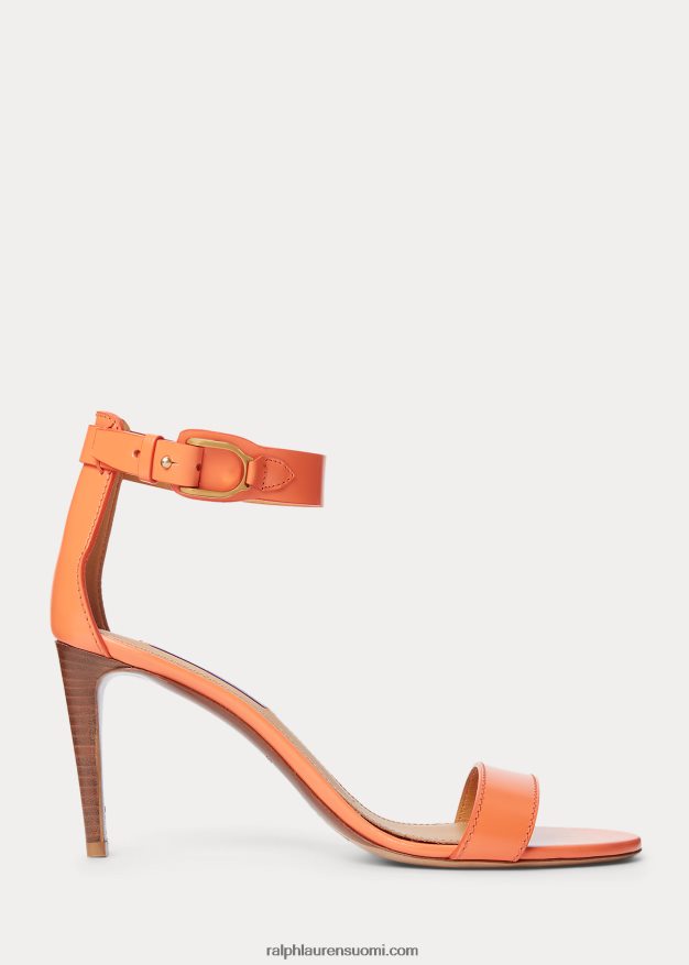 Ralph Lauren naiset channing welington box vasikkanahkasandaali 0Z24ZR9664