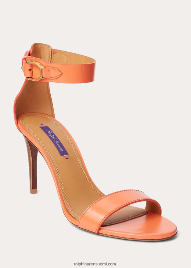 Ralph Lauren naiset channing welington box vasikkanahkasandaali 0Z24ZR9664