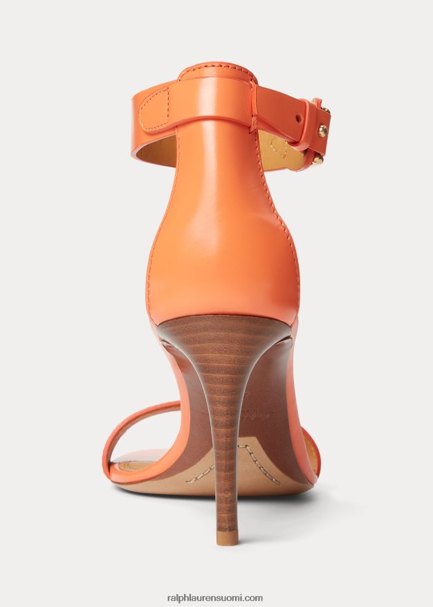 Ralph Lauren naiset channing welington box vasikkanahkasandaali 0Z24ZR9664