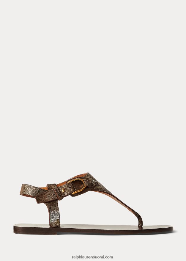 Ralph Lauren naiset delancie welington metallinen sandaali 0Z24ZR4975 pronssi