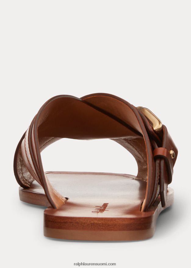 Ralph Lauren naiset jacie vasikkanahkasandaali 0Z24ZR4976 rl kultaa