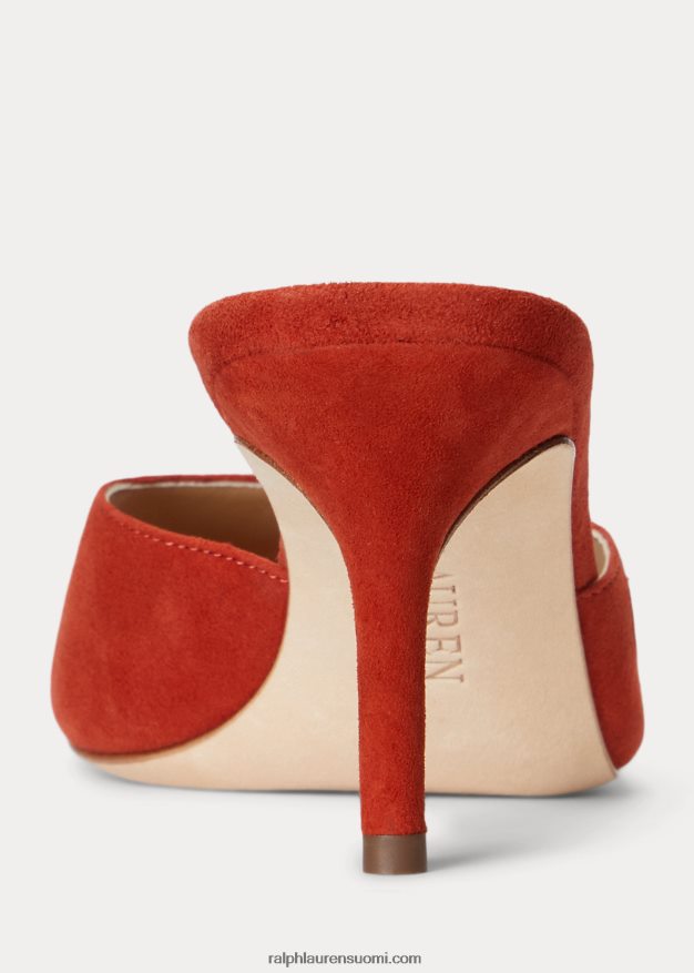 Ralph Lauren naiset lyanna mokkasandaali 0Z24ZR5027 punainen aurinkokivi