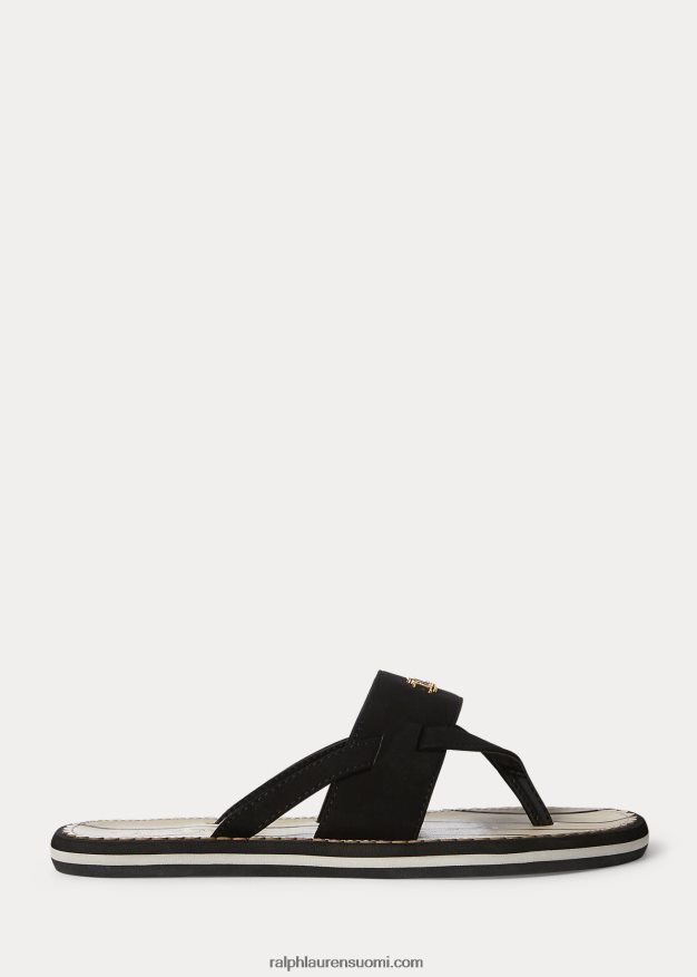 Ralph Lauren naiset rosalind sandaali 0Z24ZR4987 musta