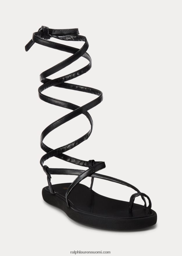 Ralph Lauren naiset sandaali varvasnauhalla 0Z24ZR4964 musta
