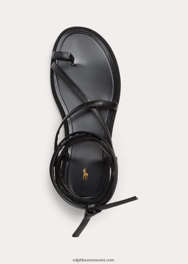 Ralph Lauren naiset sandaali varvasnauhalla 0Z24ZR4964 musta