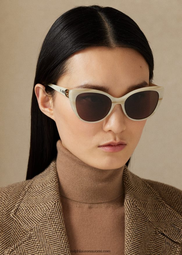 Ralph Lauren naiset jalusti kelly aurinkolasit 0Z24ZR5605 kerma sarvi