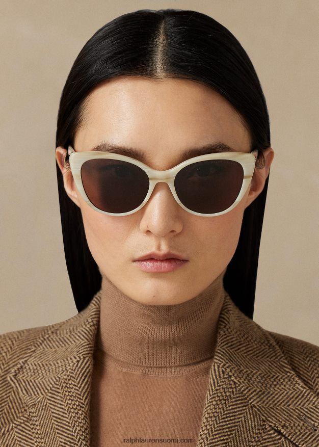 Ralph Lauren naiset jalusti kelly aurinkolasit 0Z24ZR5605 kerma sarvi
