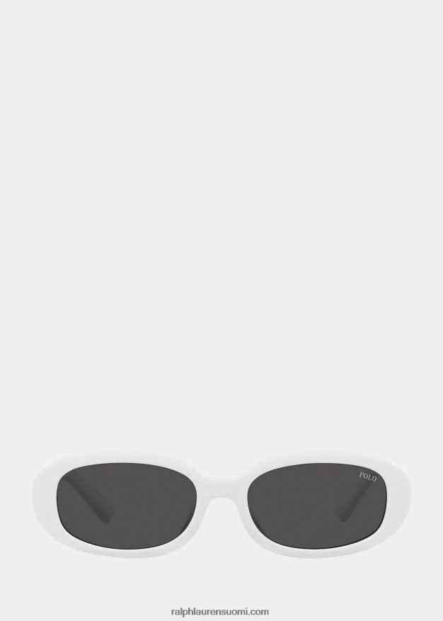 Ralph Lauren naiset polo retro aurinkolasit 0Z24ZR5543 kiiltävä valkoinen
