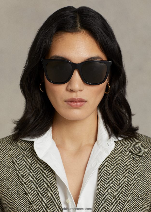 Ralph Lauren naiset polo wayfarer aurinkolasit 0Z24ZR5539 kiiltävä musta