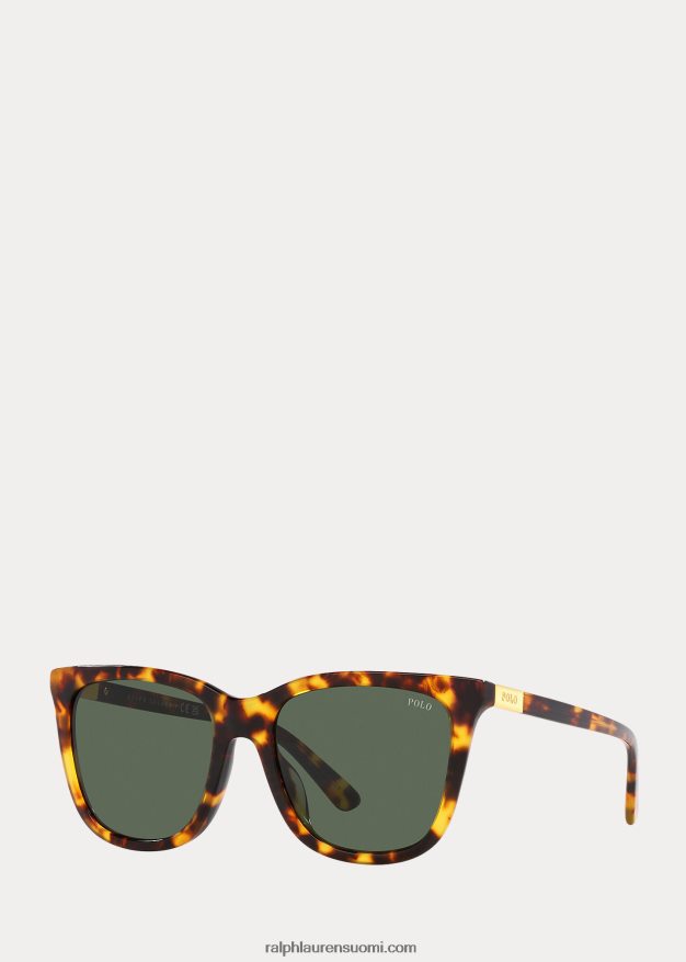 Ralph Lauren naiset polo wayfarer aurinkolasit 0Z24ZR5540 kiiltävä havanna