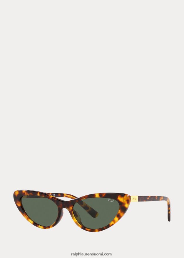 Ralph Lauren naiset polon kissansilmälasit 0Z24ZR9736 kiiltävä havanna