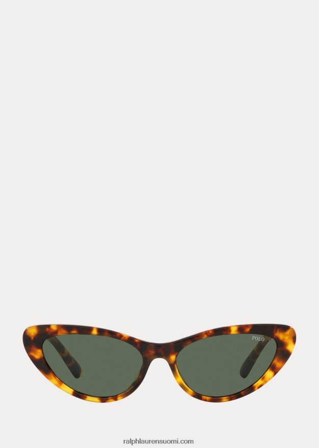 Ralph Lauren naiset polon kissansilmälasit 0Z24ZR9736 kiiltävä havanna