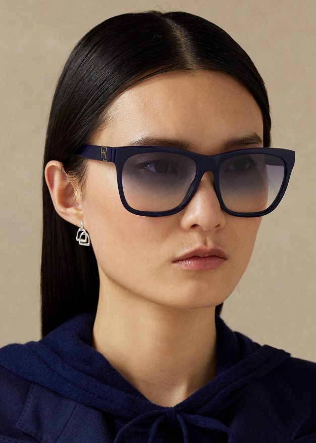 Ralph Lauren naiset rl ricky ii aurinkolasit 0Z24ZR5576 sininen