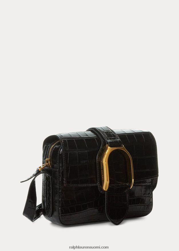 Ralph Lauren naiset alligaattori welington crossbody laukku 0Z24ZR5266