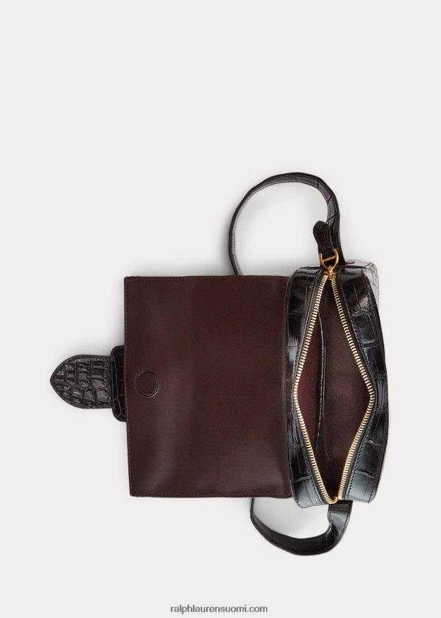 Ralph Lauren naiset alligaattori welington crossbody laukku 0Z24ZR5266