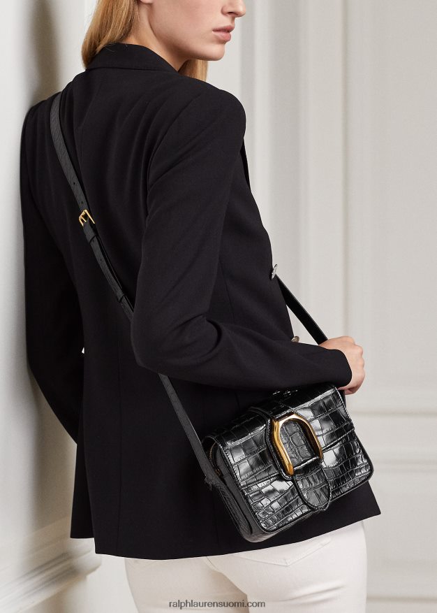 Ralph Lauren naiset alligaattori welington crossbody laukku 0Z24ZR5266