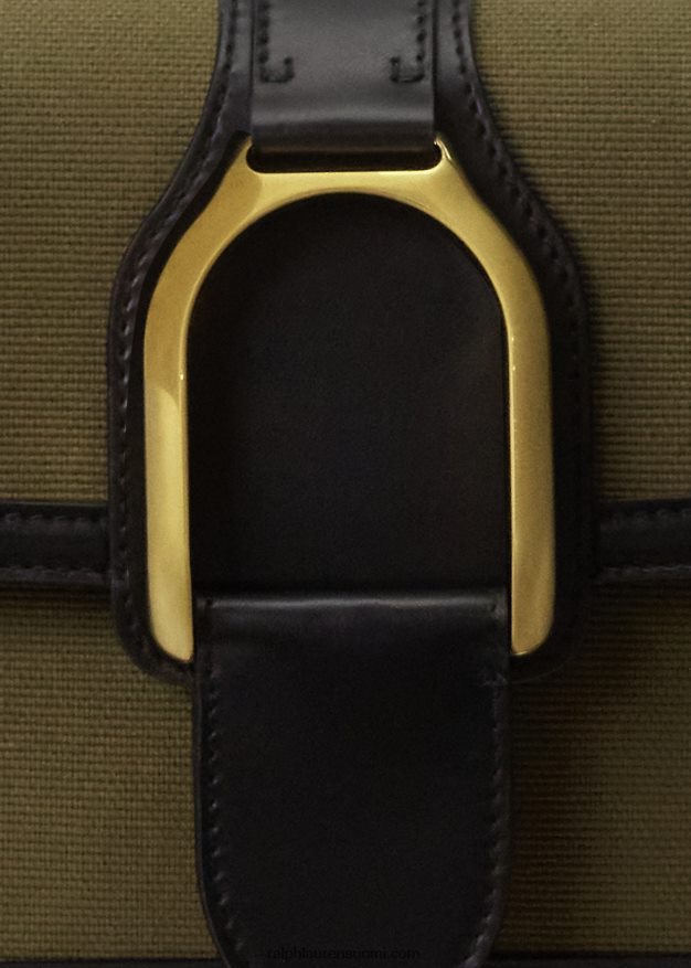 Ralph Lauren naiset canvas welington crossbody laukku 0Z24ZR5256 oliivi