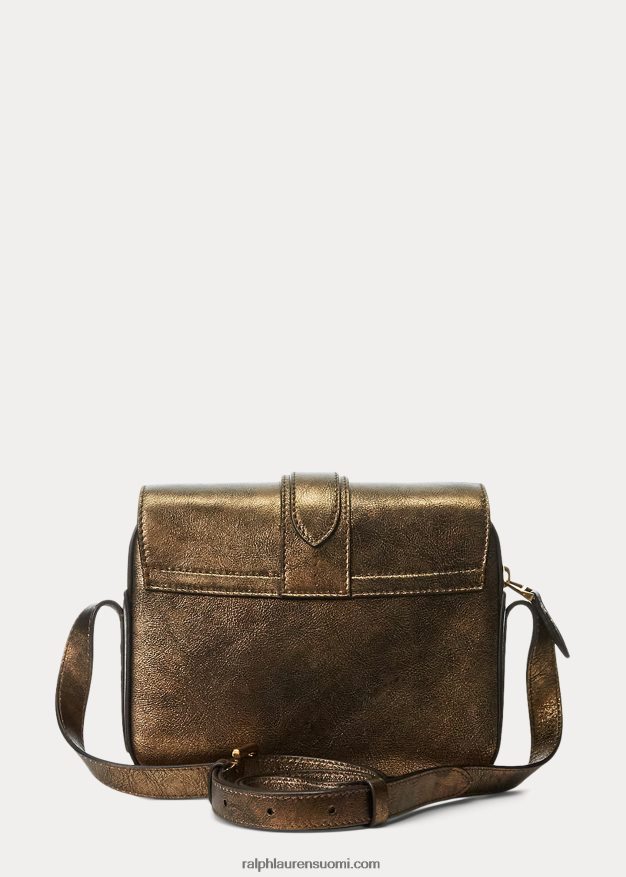 Ralph Lauren naiset metallinen welington crossbody laukku 0Z24ZR5261 pronssi