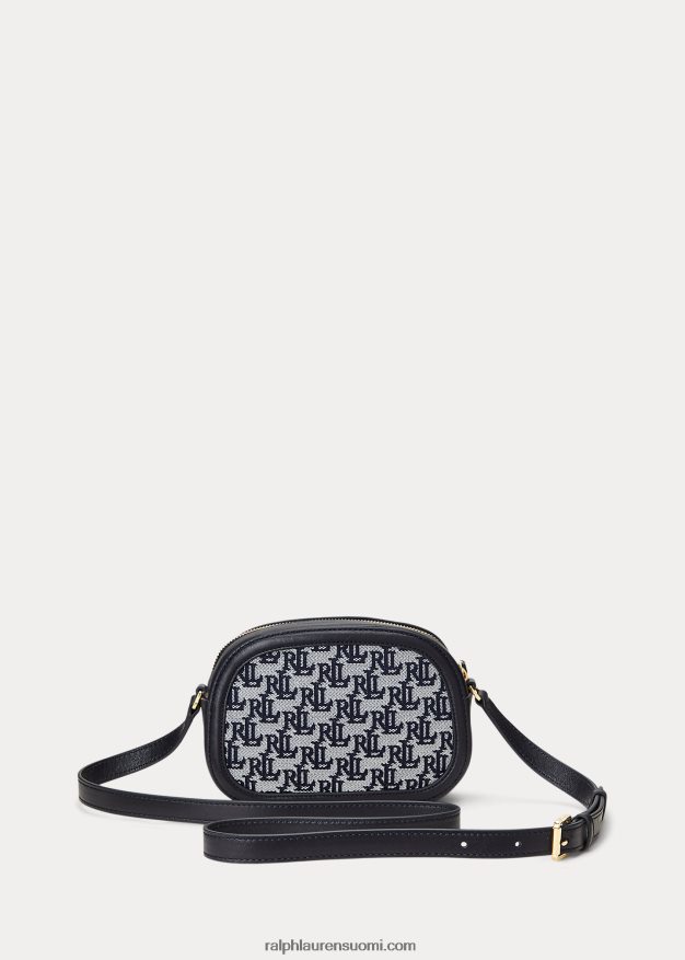 Ralph Lauren naiset monogrammi medium jordynn crossbody laukku 0Z24ZR5382 laivasto