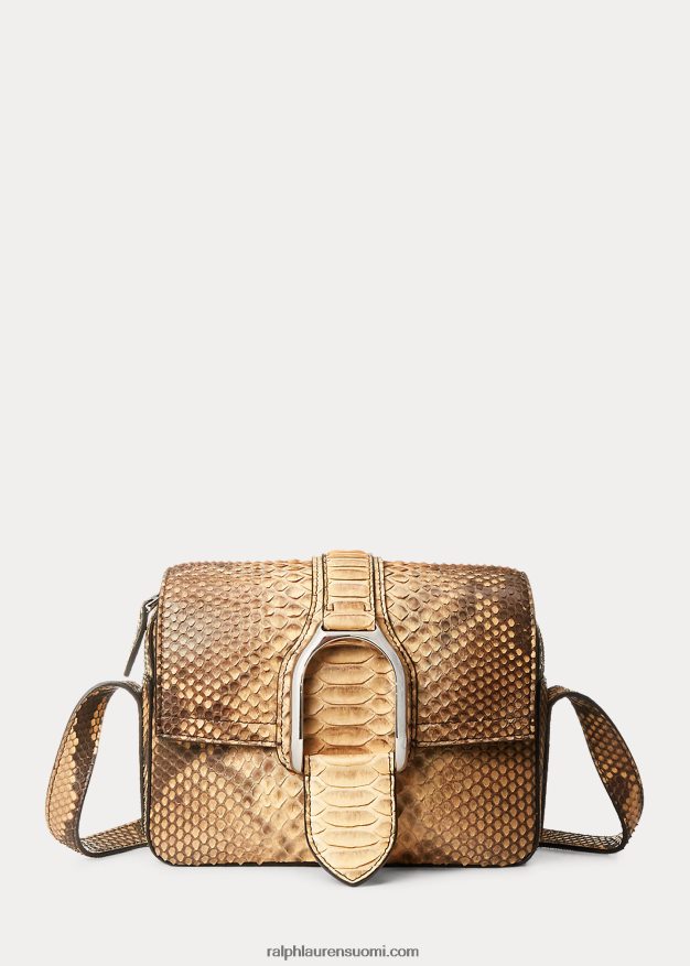 Ralph Lauren naiset python welington crossbody laukku 0Z24ZR5260 rl tan