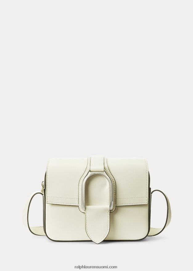 Ralph Lauren naiset vasikanahkainen welington crossbody laukku 0Z24ZR5143 lux kerma