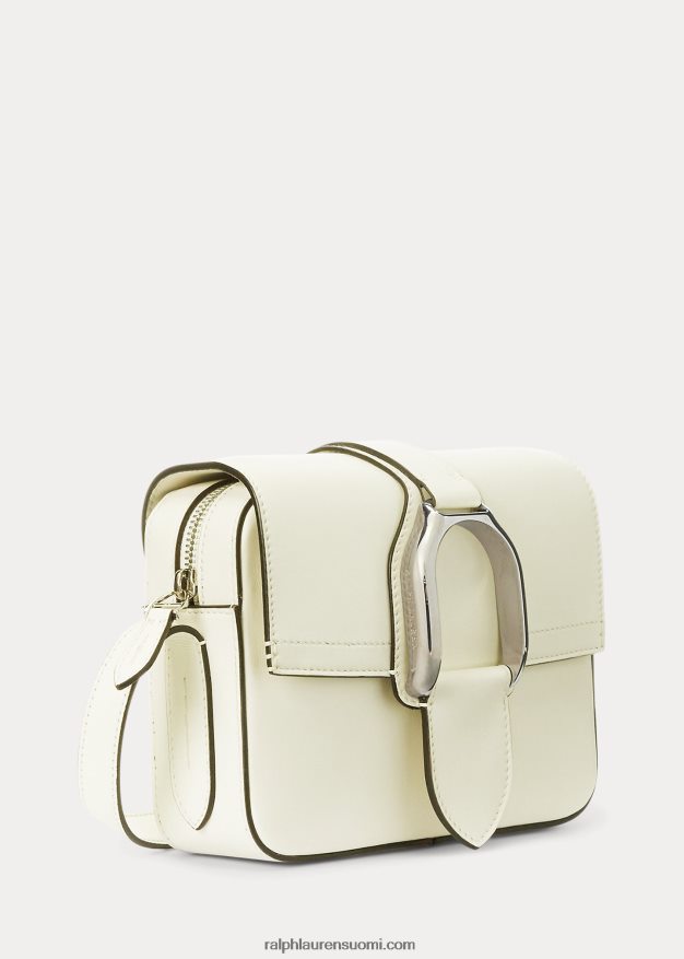 Ralph Lauren naiset vasikanahkainen welington crossbody laukku 0Z24ZR5143 lux kerma