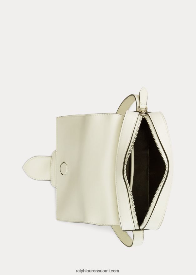 Ralph Lauren naiset vasikanahkainen welington crossbody laukku 0Z24ZR5143 lux kerma