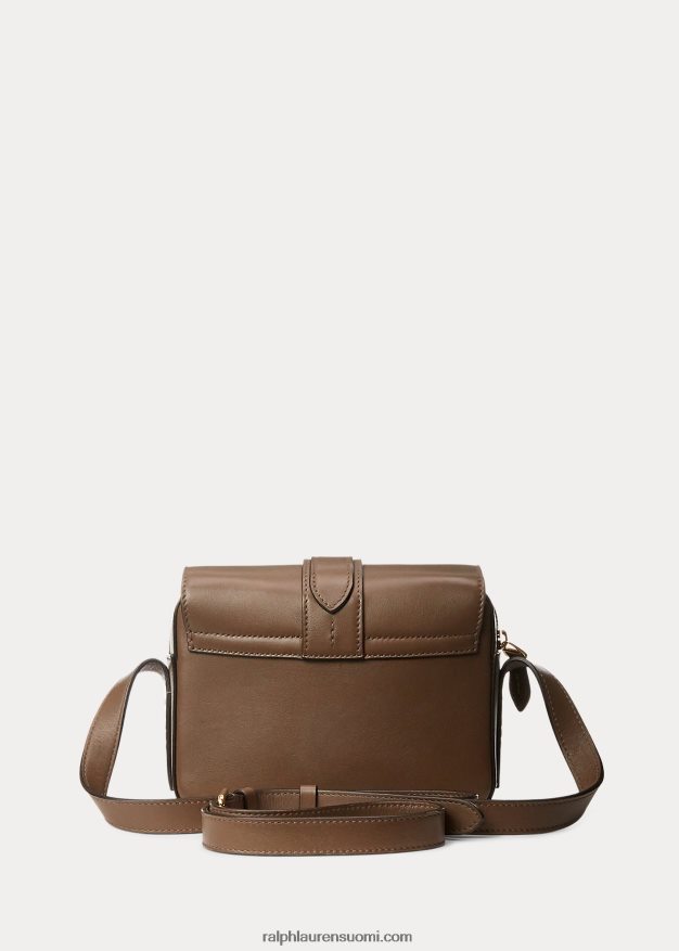 Ralph Lauren naiset vasikanahkainen welington crossbody laukku 0Z24ZR5259 tryffeli