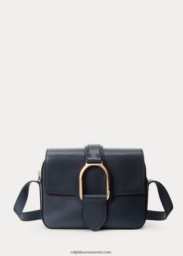 Ralph Lauren naiset vasikanahkainen welington crossbody laukku 0Z24ZR5267 meren laivasto