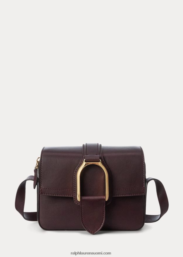 Ralph Lauren naiset vasikanahkainen welington crossbody laukku 0Z24ZR5269 bordeaux