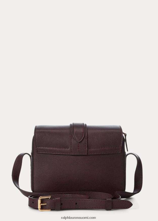 Ralph Lauren naiset vasikanahkainen welington crossbody laukku 0Z24ZR5269 bordeaux