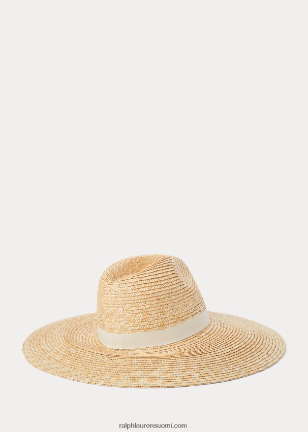 Ralph Lauren naiset brodeerattu logo olki aurinkohattu 0Z24ZR5550 luonnollinen