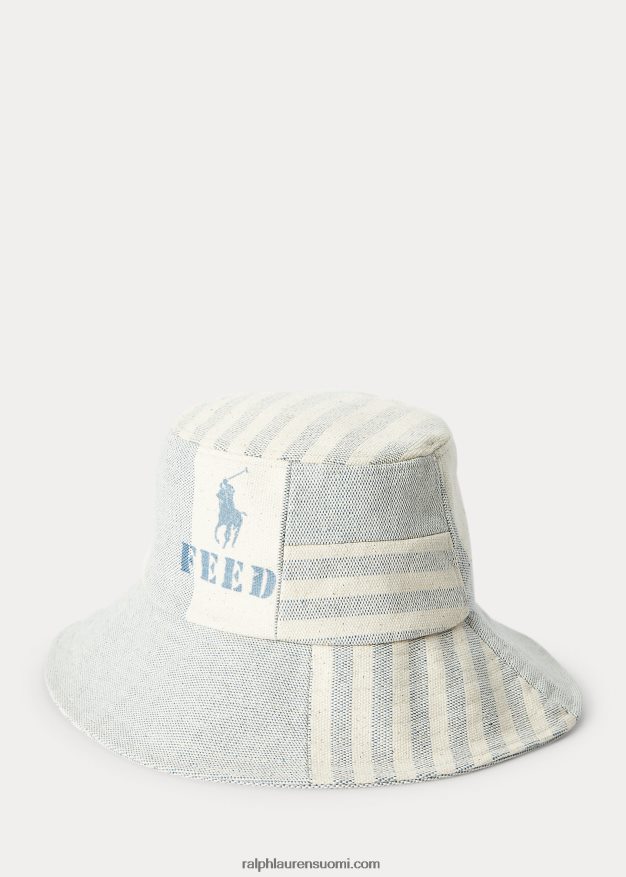 Ralph Lauren naiset polo x feed bucket hattu 0Z24ZR2654 sininen multi