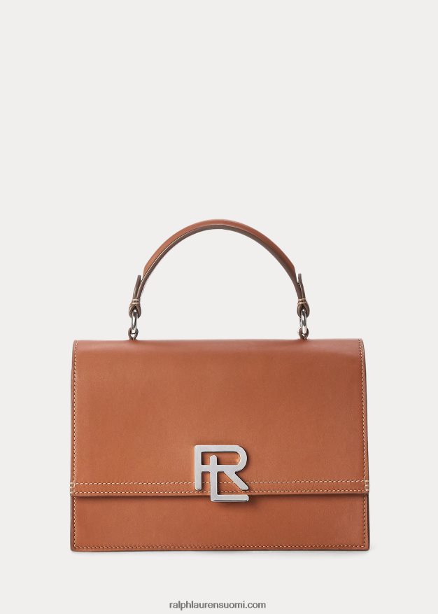 Ralph Lauren naiset vasikkanahka rl yläkahva 0Z24ZR5139 rl kultaa