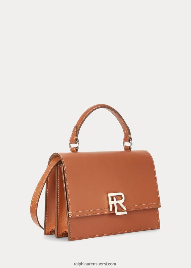 Ralph Lauren naiset vasikkanahka rl yläkahva 0Z24ZR5139 rl kultaa