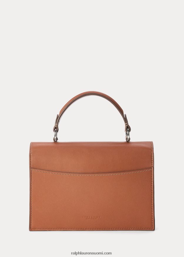 Ralph Lauren naiset vasikkanahka rl yläkahva 0Z24ZR5139 rl kultaa