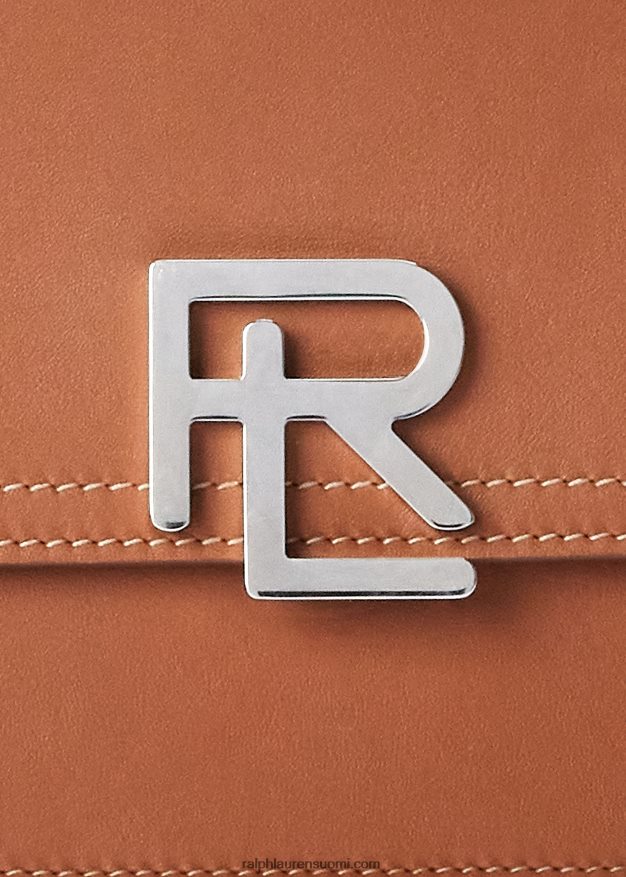 Ralph Lauren naiset vasikkanahka rl yläkahva 0Z24ZR5139 rl kultaa