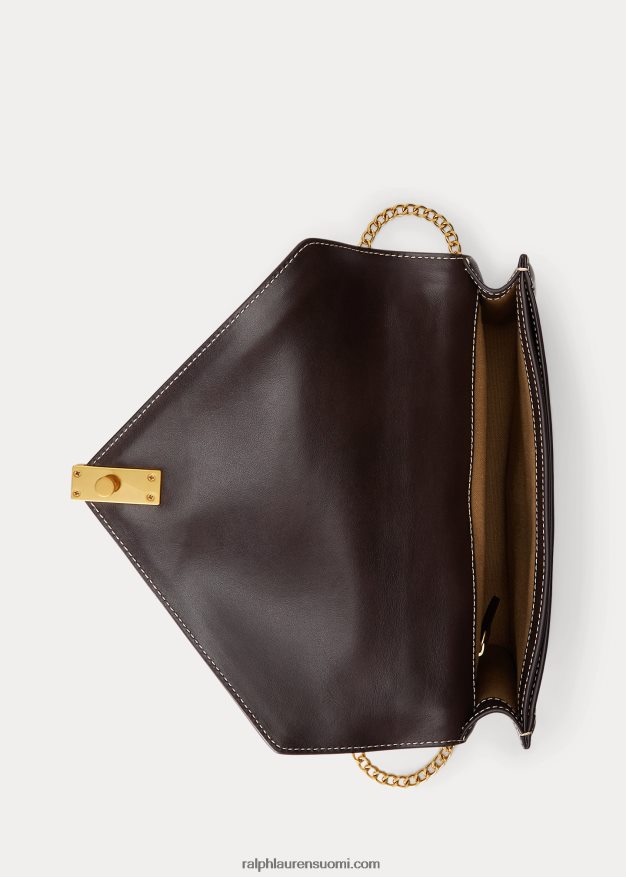 Ralph Lauren naiset polo id canvas kirjekuoriketjulaukku 0Z24ZR5167 luonnontupakka/tupakka