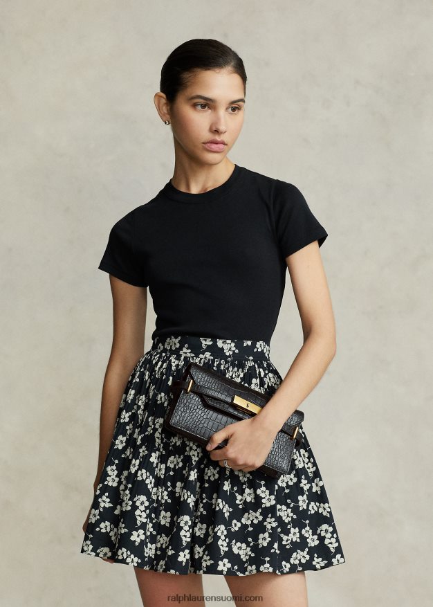 Ralph Lauren naiset polo id croc-kuvioitu kytkin 0Z24ZR5180 musta