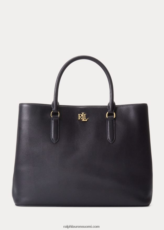 Ralph Lauren naiset nahkainen iso marcy-laukku 0Z24ZR5360 laivasto