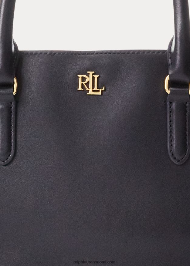 Ralph Lauren naiset nahkainen pieni marcy-laukku 0Z24ZR5356 laivasto