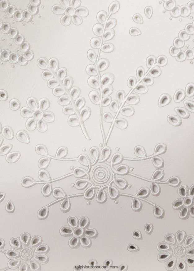 Ralph Lauren naiset silmukkanahkainen keskikokoinen peyton-laukku 0Z24ZR5408